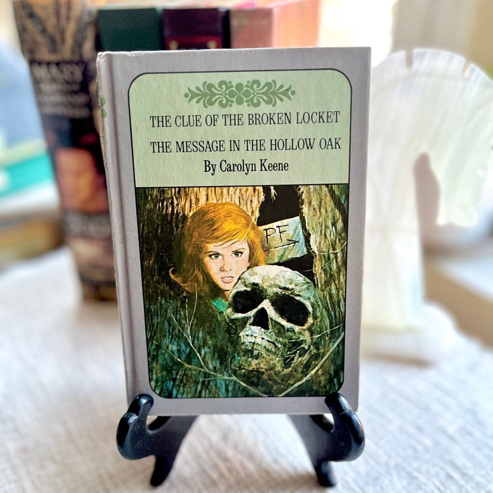 Vintage Nancy Drew Mystery Stories 2 in 1, by Carolyn Keene circa 1965